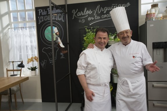 «Arguiñano es el Papa y yo su monaguillo»