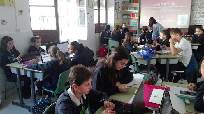 Alumnos de la Fundación Educarte de Vedruna trabajan para conocer más Extremadura