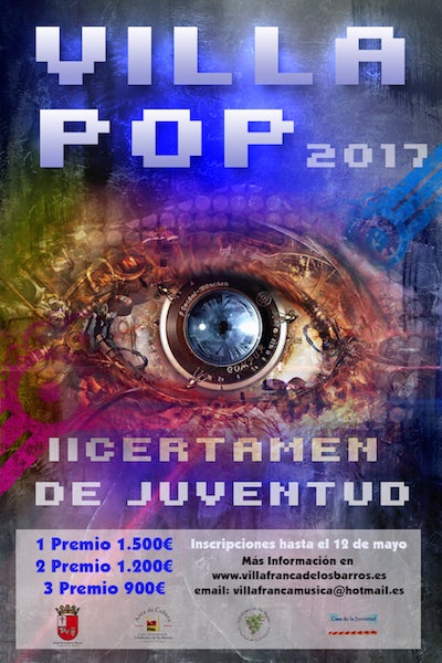 Convocado la segunda edición del Certamen Joven de Música 'Villa Pop'