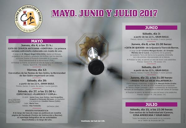 La programación de los tres próximos meses del CIR se inicia con una cata de cerveza artesana