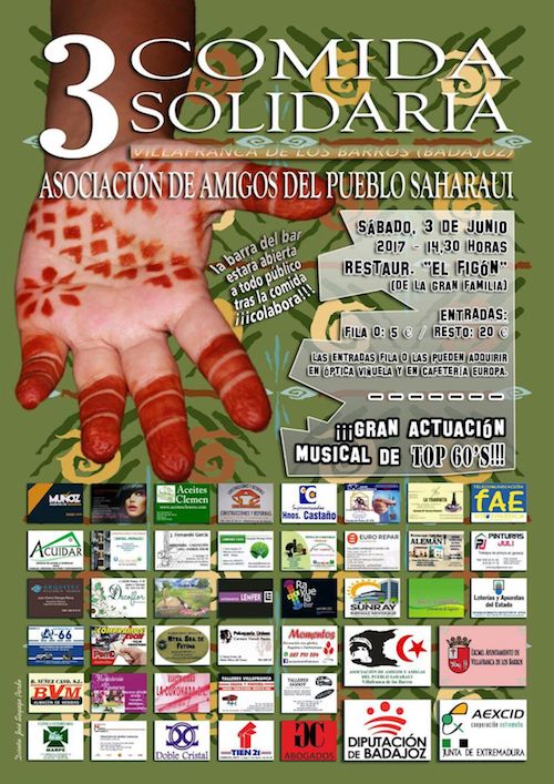 La Asociación de Amigos del Pueblo Saharaui organiza la III Comida Solidaria