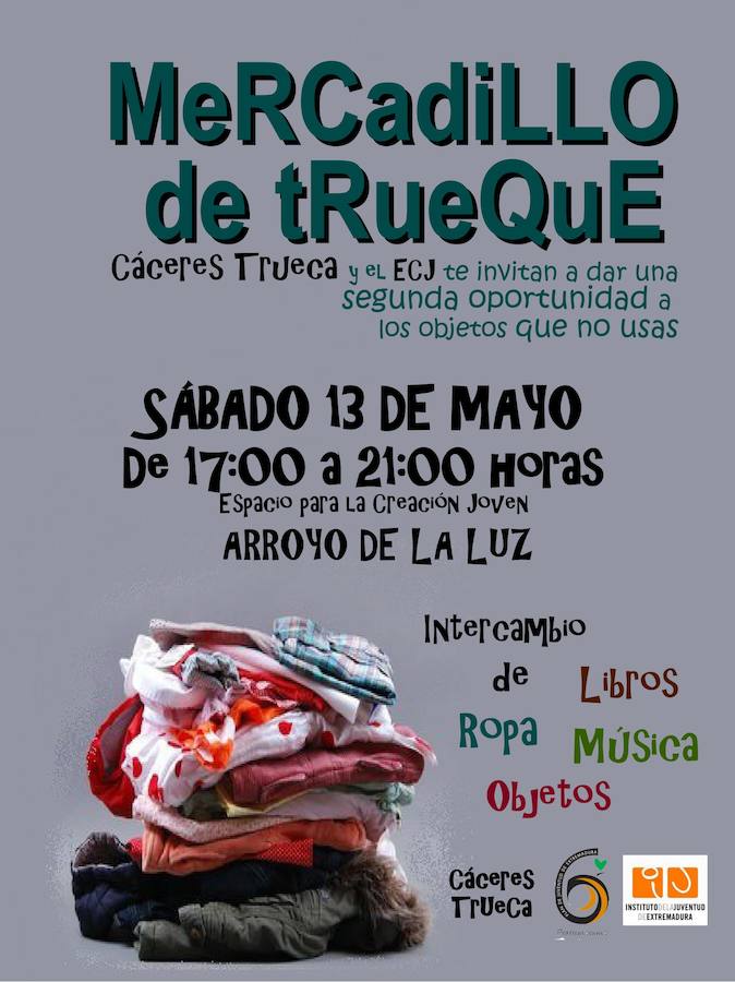 El sábado el ECJ acoge un mercadillo de Trueque