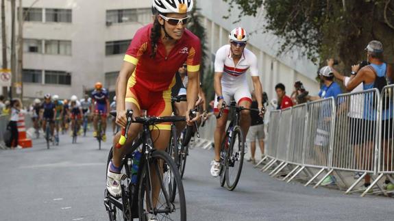 La triatleta extremeña Miriam Casillas, la mejor española en Japón