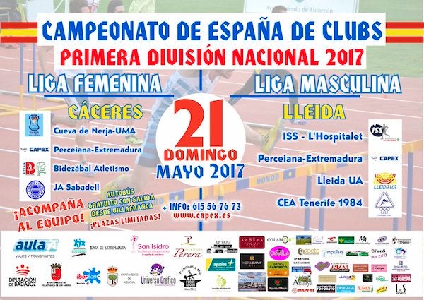 El Capex femenino anfitrión en Cáceres