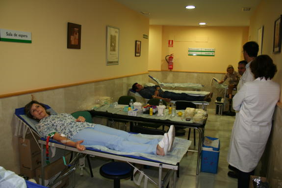 Doble extracción de sangre en Campanario