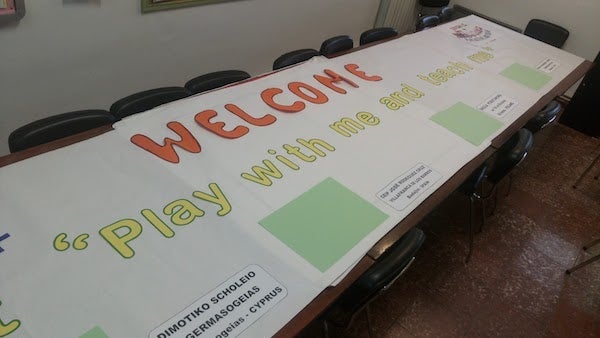 Todo preparado en el CEIP José Rodríguez Cruz para el próximo encuentro Erasmus