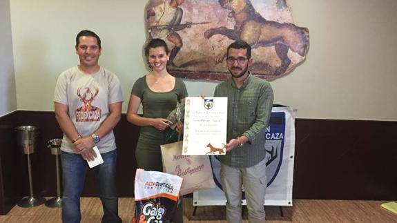 Sonia Márquez gana la VI Copa de Extremadura de trabajo para podenco