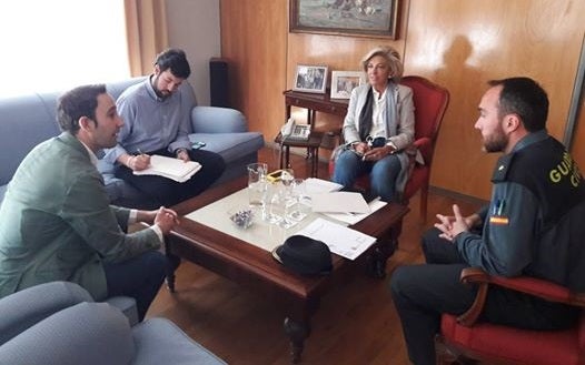 El alcalde se reúne con la Delegada del Gobierno por la ola de robos en Zalamea