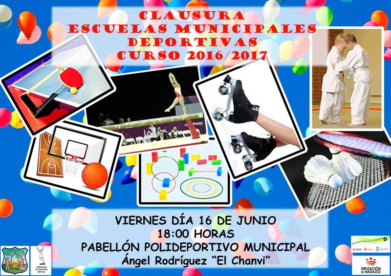 Clausura de las Escuelas Municipales Deportivas 2016/2017