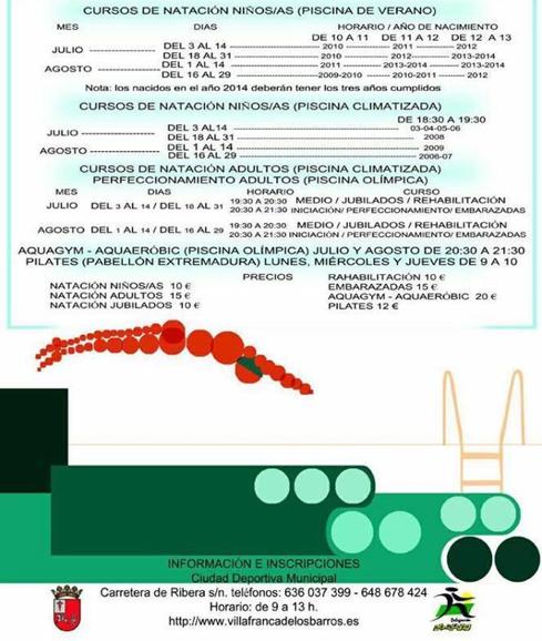 Ya se conocen las actividades deportivas para este verano, cuyo plazo de inscripción se abre el próximo lunes 19 de junio