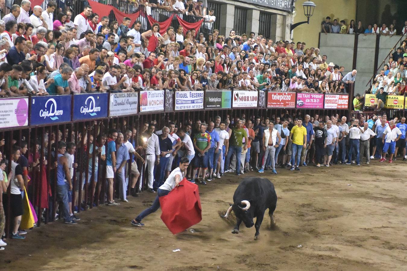 Tres heridos en el primer toro de San Juan