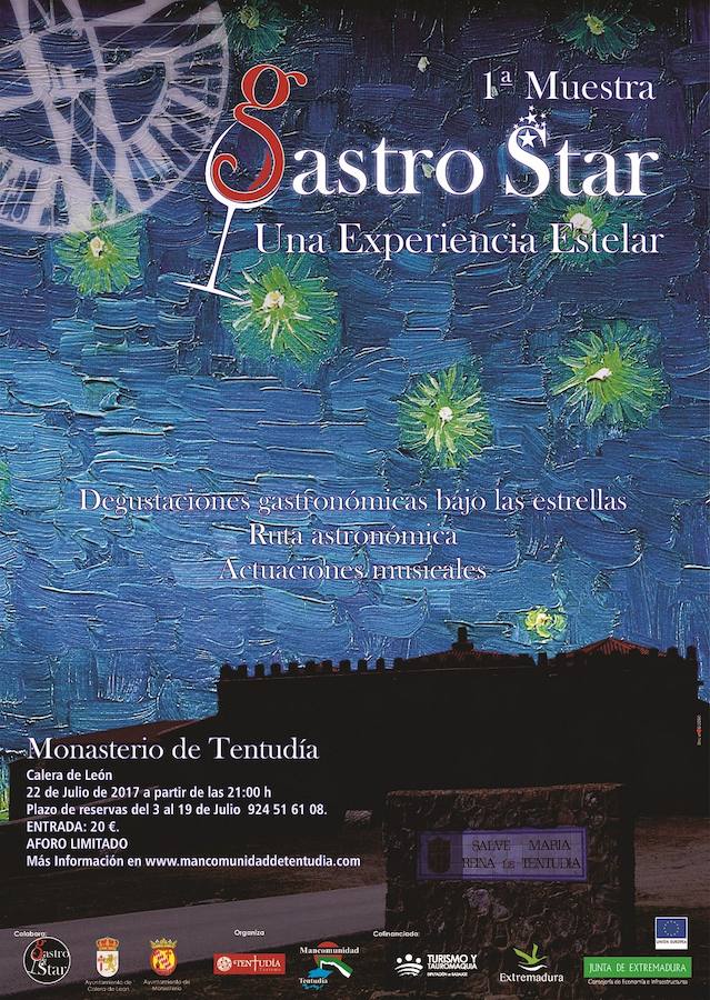 El entorno del Monasterio de Tentudía acoge la I Muestra Gastro Star el 22 de julio