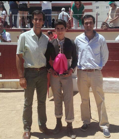 El novillero Manuel Perera gana el trofeo 'Amadeu Augusto dos Santos' en Montijo, Portugal