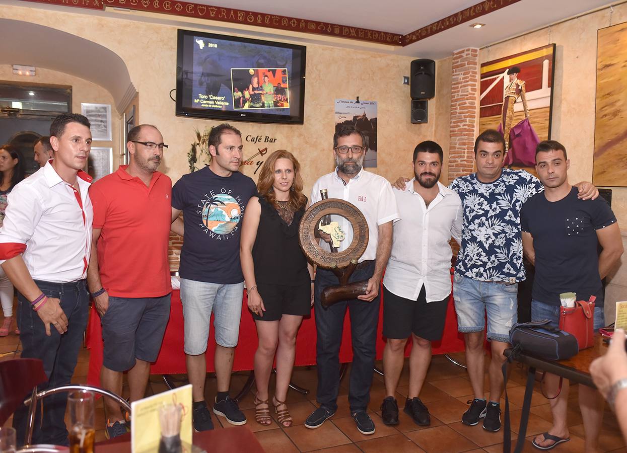 El toro ‘Valeroso’ del Ayuntamiento ganador del trofeo Sangre Brava