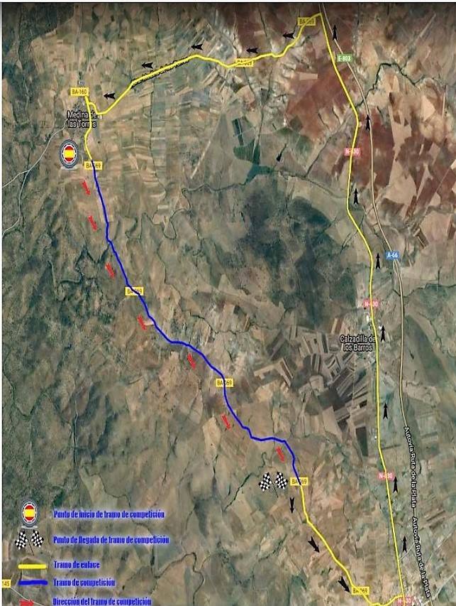 Todo listo para el Rallysprint Zurbarán