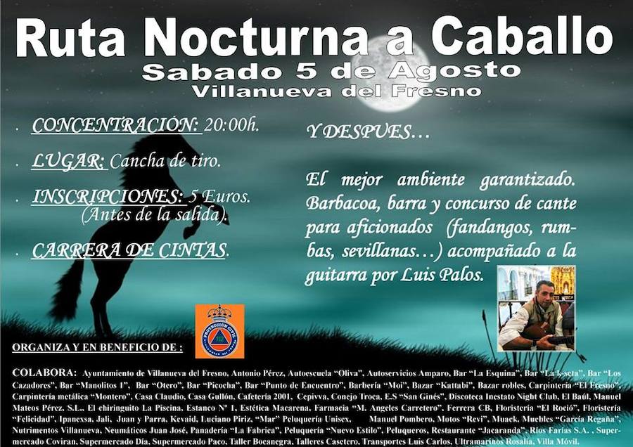La agrupación de Protección Civil organiza una ruta a caballo para recaudar fondos