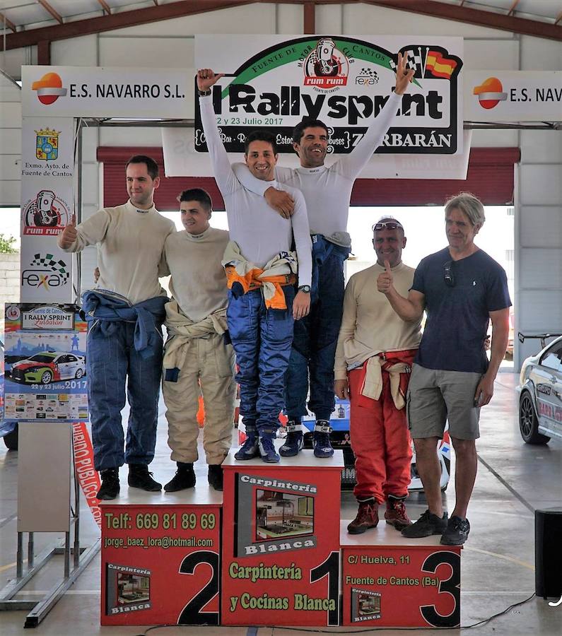 Espectacular triunfo de Casimiro y Ortiz en el I Rallysprint Zurbarán