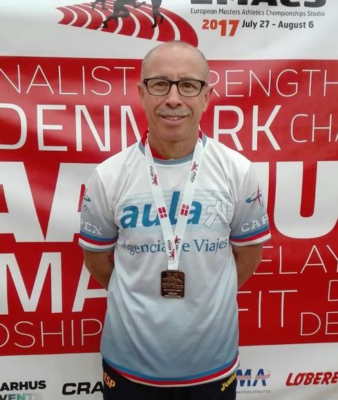 Miguel Periáñez consigue el tercer puesto en el Campeonato de Europa Veteranos