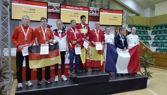 Miguel Periáñez consigue un cuarto puesto en los 20 kilómetros del europeo veteranos