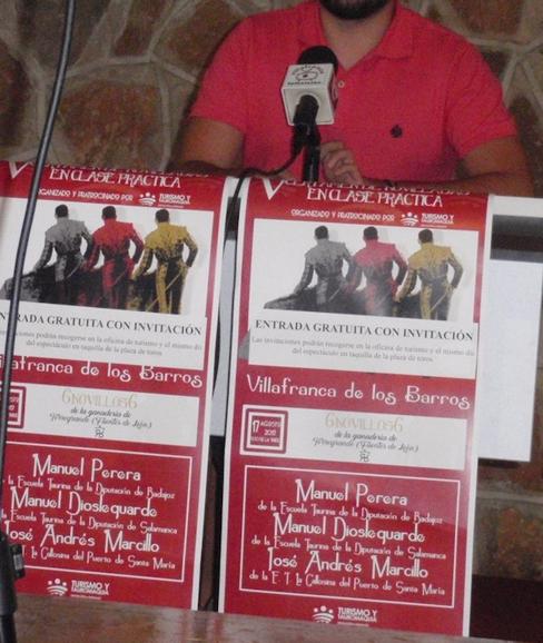 Presentado el V Certamen de Novilladas en Clase Práctica