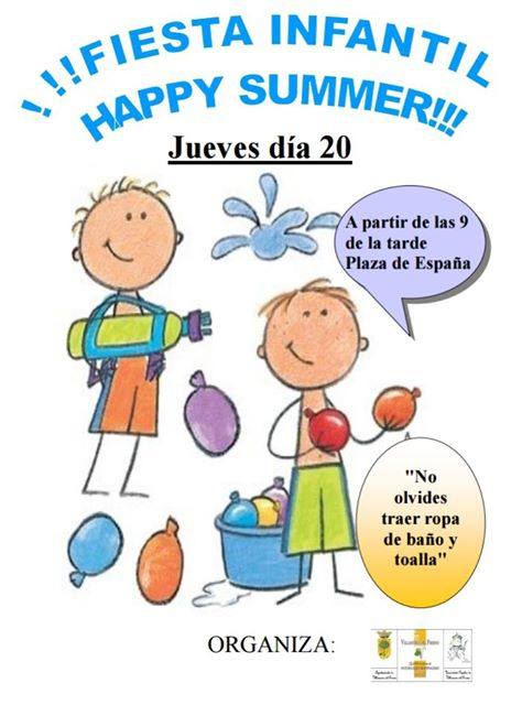 El Ayuntamiento organiza una fiesta infantil con juegos de agua