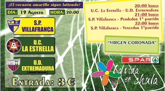 La SP Villafranca disputa el sábado 19 de agosto su trofeo 'Virgen Coronada'
