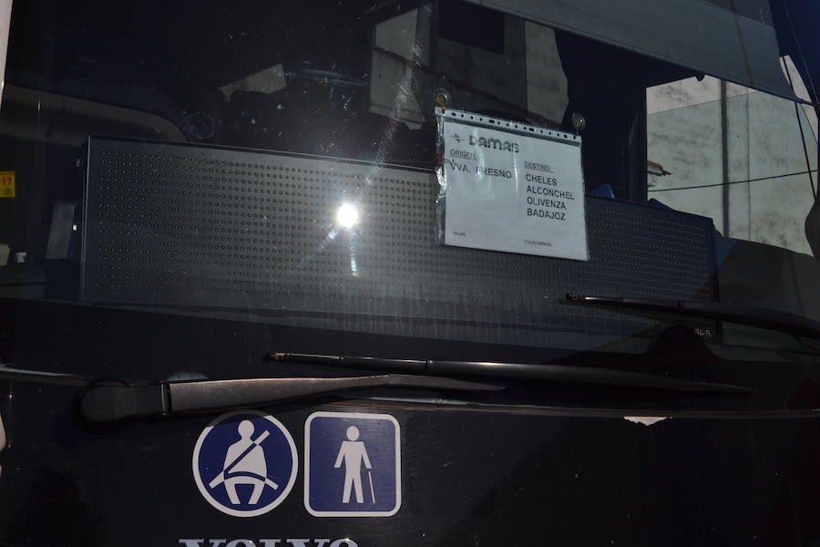 El Damas cambia su parada a la puerta del parque del CEIP F. Rodríguez Perera