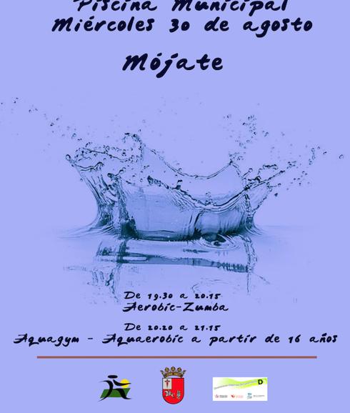 El "III Aquaerobiton Villafranca de los Barros 2017" se celebra mañana miércoles por la tarde en la Piscina Municipal de Villafranca