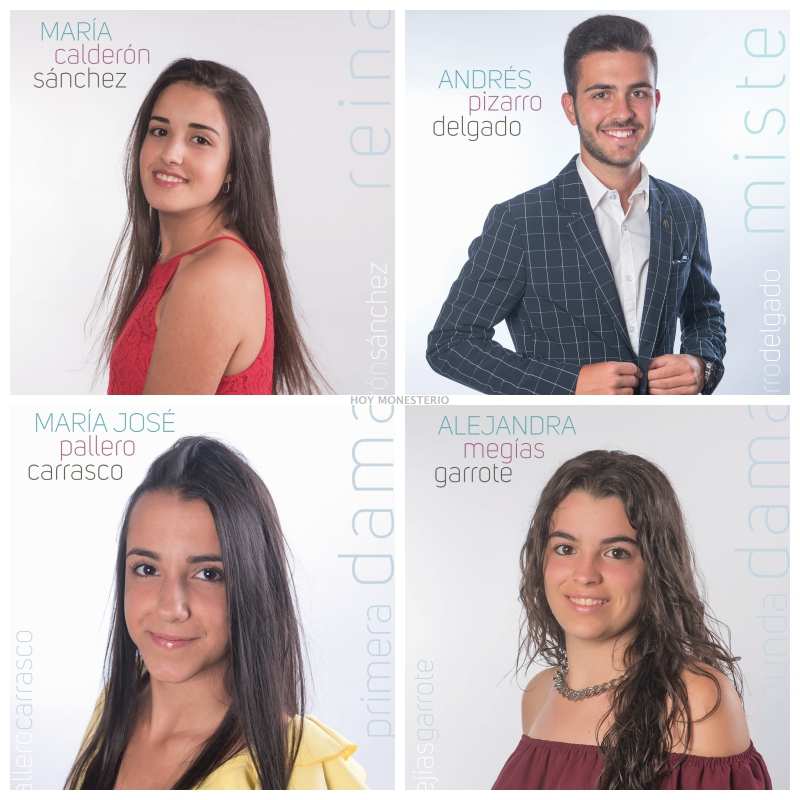María Calderón y Andrés Pizarro, Reina y Míster de la Feria de este año