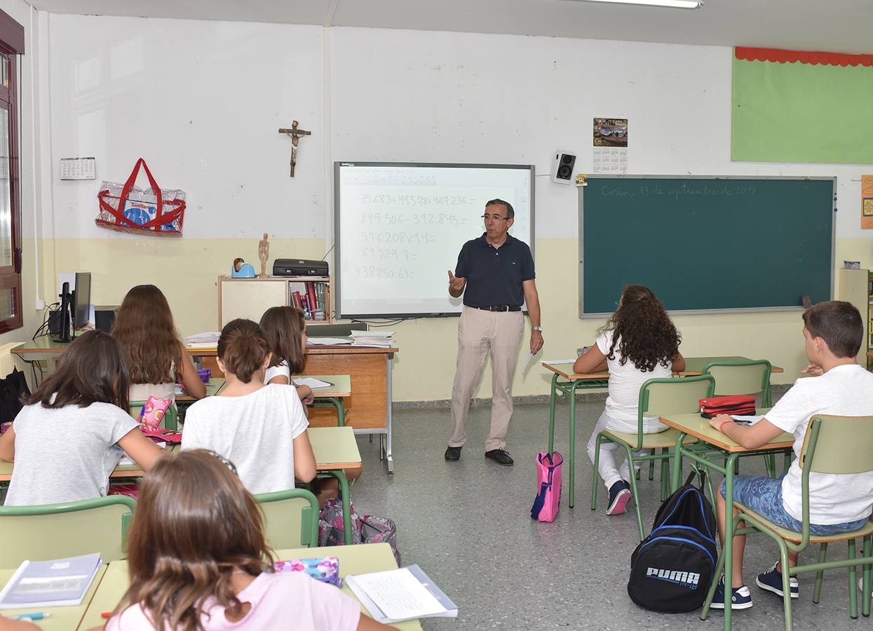 1.073 alumnos de Infantil y Primaria inician el curso el próximo miércoles