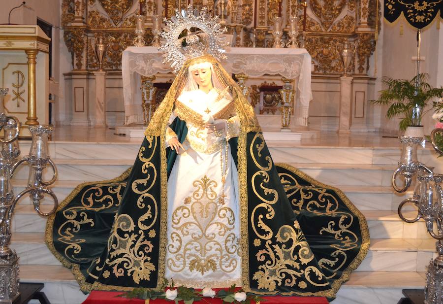 El triduo de la Virgen de la Soledad será del 15 al 17 de septiembre