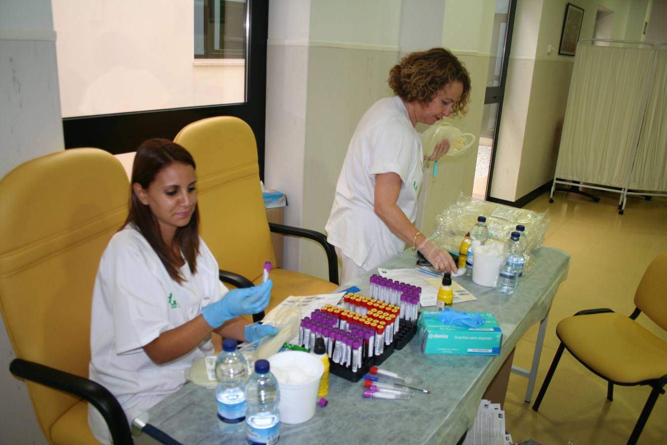 Doble extracción de sangre en Campanario