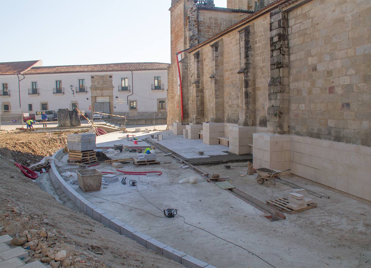 Las obras de la primera fase de consolidación de la Catedral de Coria se entregarán este viernes