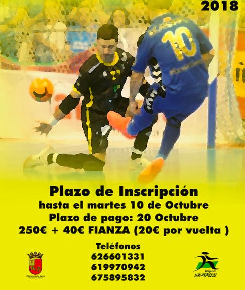 Nueva organización de la liga de futbol sala de Villafranca