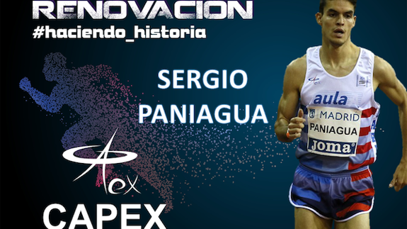 El atleta internacional Sergio Paniagua renueva con el CAPEX, tras declinar varias ofertas de clubs de División de Honor