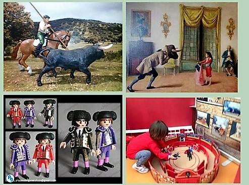 Muestra de juguetes taurinos en Bienvenida