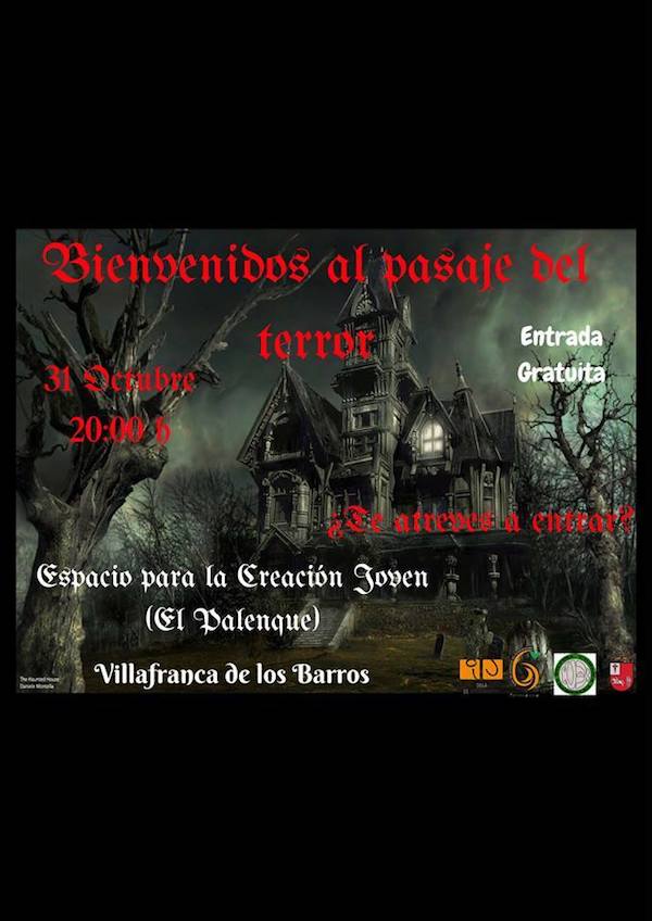 La Asociación Kultura Urbana Extremeña organiza el Pasaje del Terror mañana día 31 en el ECJ