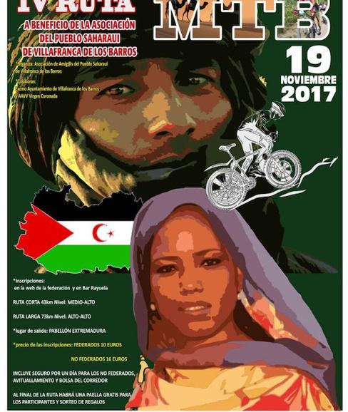 La IV Ruta MTB se celebra en Villafranca el próximo 19 de noviembre con carácter benéfico