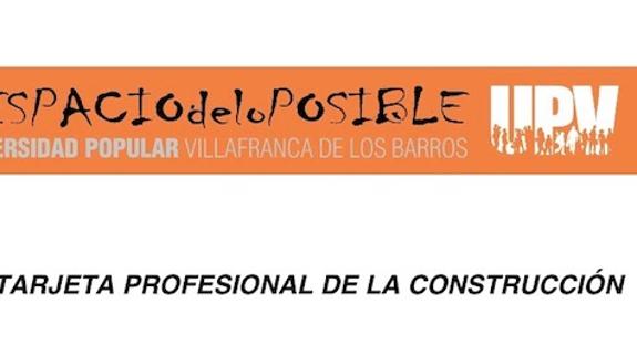La UPV oferta un nuevo Curso de TPC Especialidad Albañilería