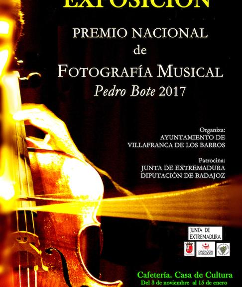 El jueves 9 de noviembre se conocerán los ganadores del Premio Nacional de Fotografía Musical 'Pedro Bote 2017'