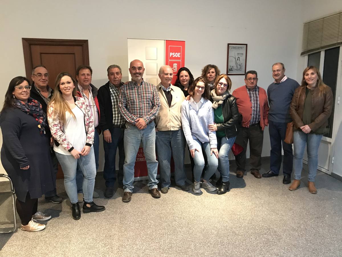 Elegida por aclamación la nueva Ejecutiva Local de PSOE local