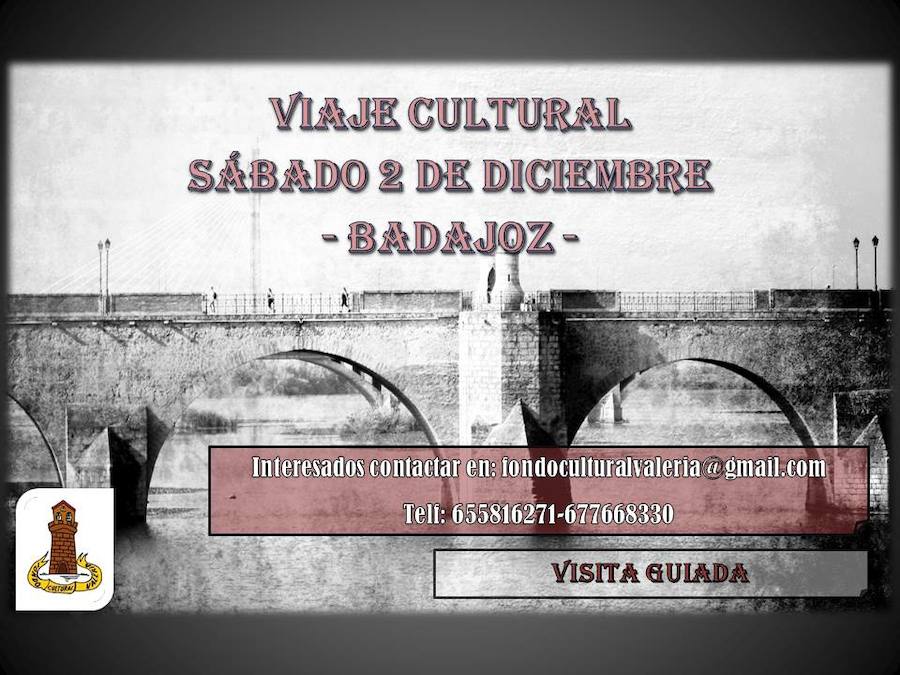 El Fondo Valeria organiza un viaje cultural a Badajoz