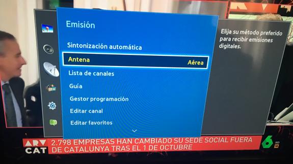 La señal de televisión podrá verse afectada por la instalación de un nuevo repetidor 4G