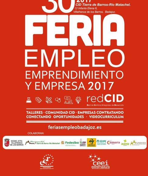 Mañana jueves se pone en marcha la Feria de Empleo, Emprendimiento y Empresa 2017