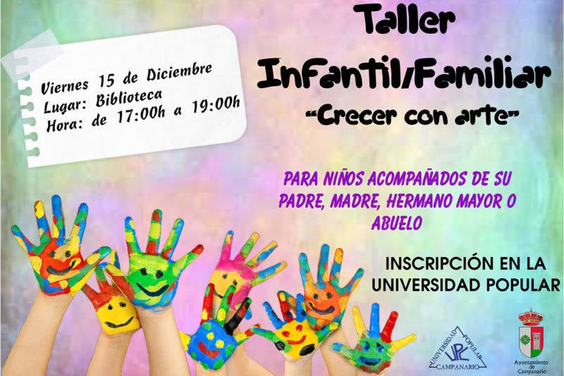 Taller infantil para compartir en familia