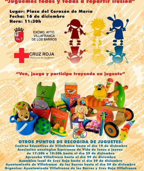 Ayuntamiento y Cruz Roja Villafranca ponen en marcha la Campaña de Juguetes 2017