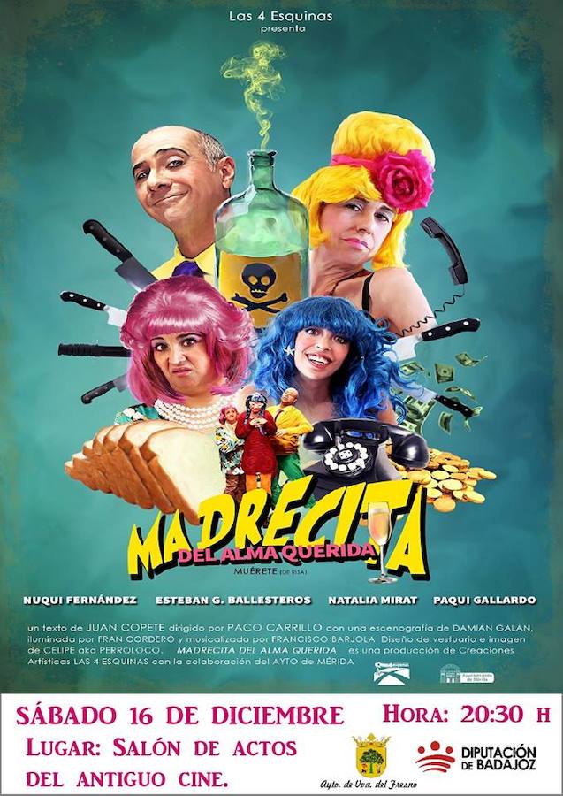 El salón de actos acoge la comedia 'Madrecita del alma querida'