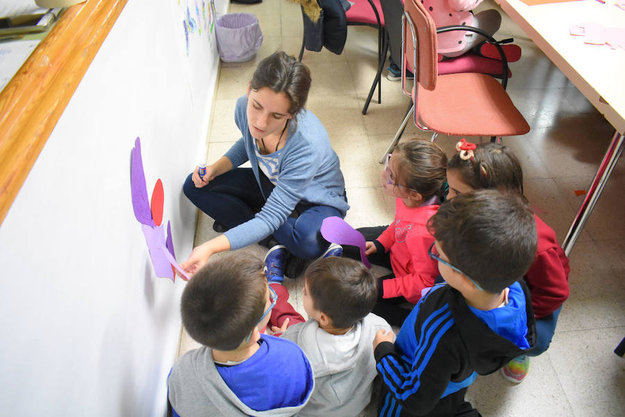 El proyecto artístico 'Crecer con Arte' pasó por Campanario