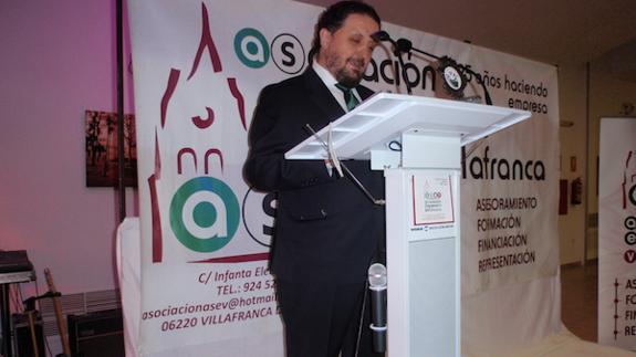 Antonio Romero, reelegido presidente de los empresarios de Villafranca de los Barros