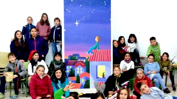 El dibujo anunciador de la Cabalgata vuelve a ser obra de alumnos de la Escuela de Pintura